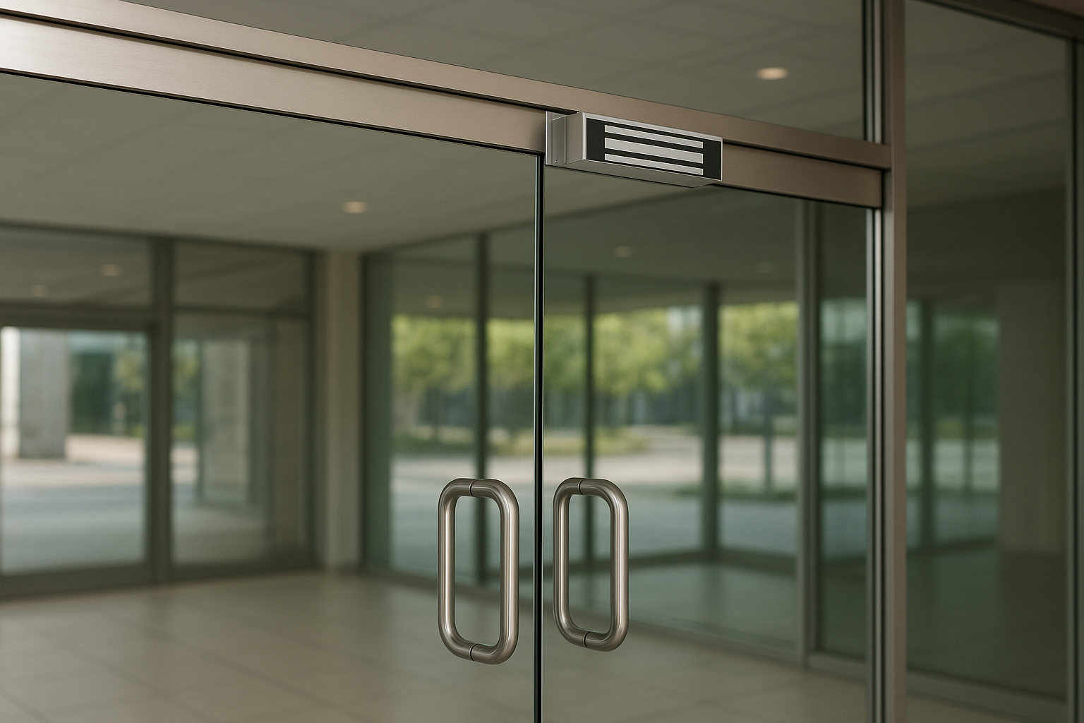 Glass Doors, Strong Security: How Maglocks Keep Your Business Safe and Sleek