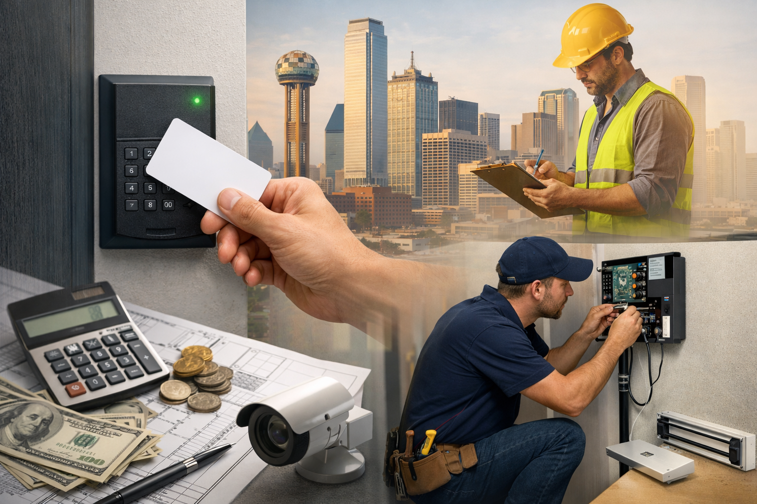 Cost of installing card access systems for Dallas commercial buildings