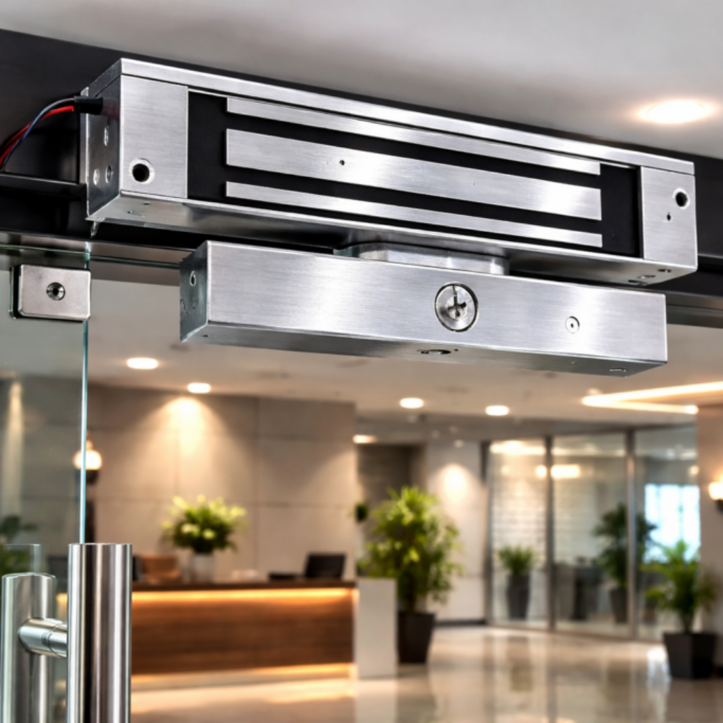 Maglock installation