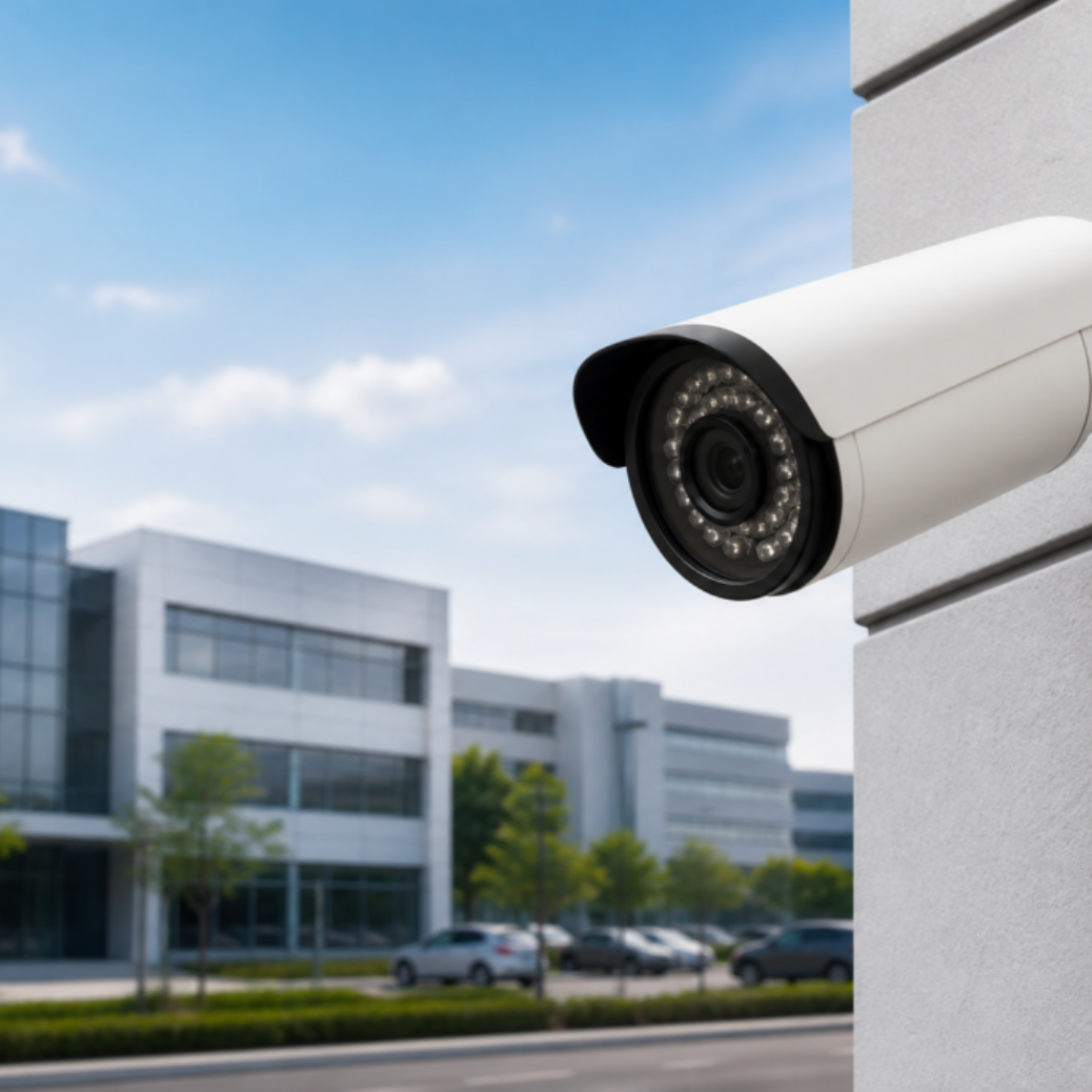 commercial security camera installation in Plano