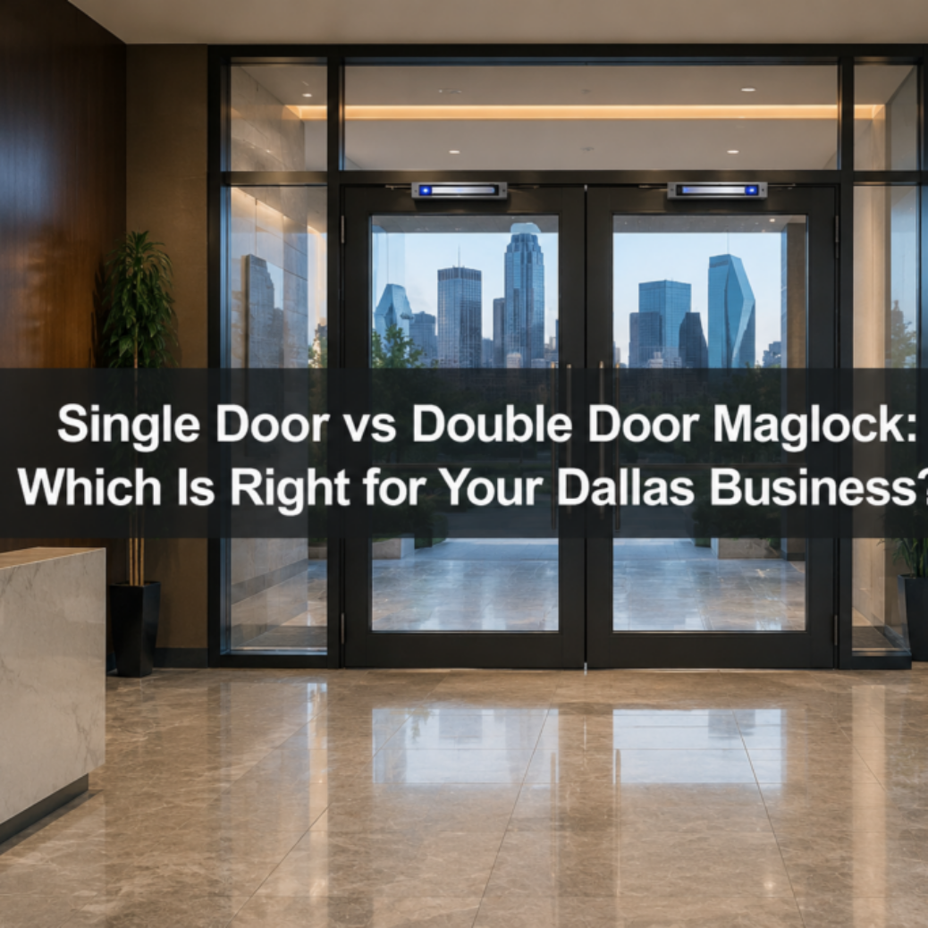 Single Door vs Double Door Maglock