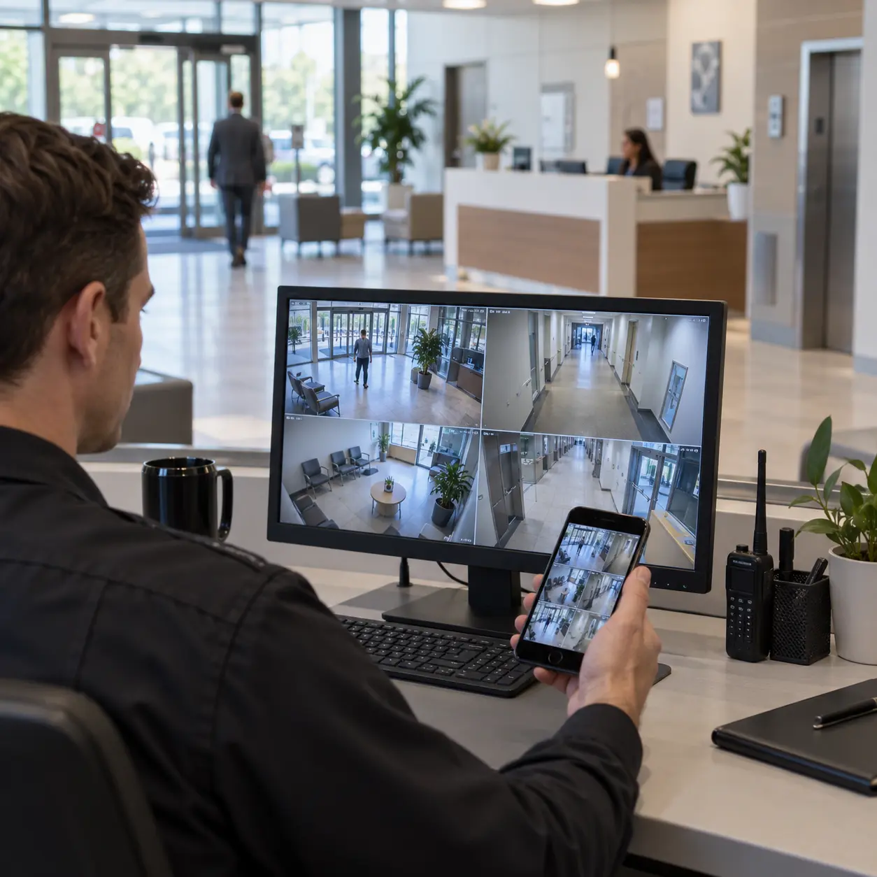 Remote video monitoring and mobile access for healthcare facilities