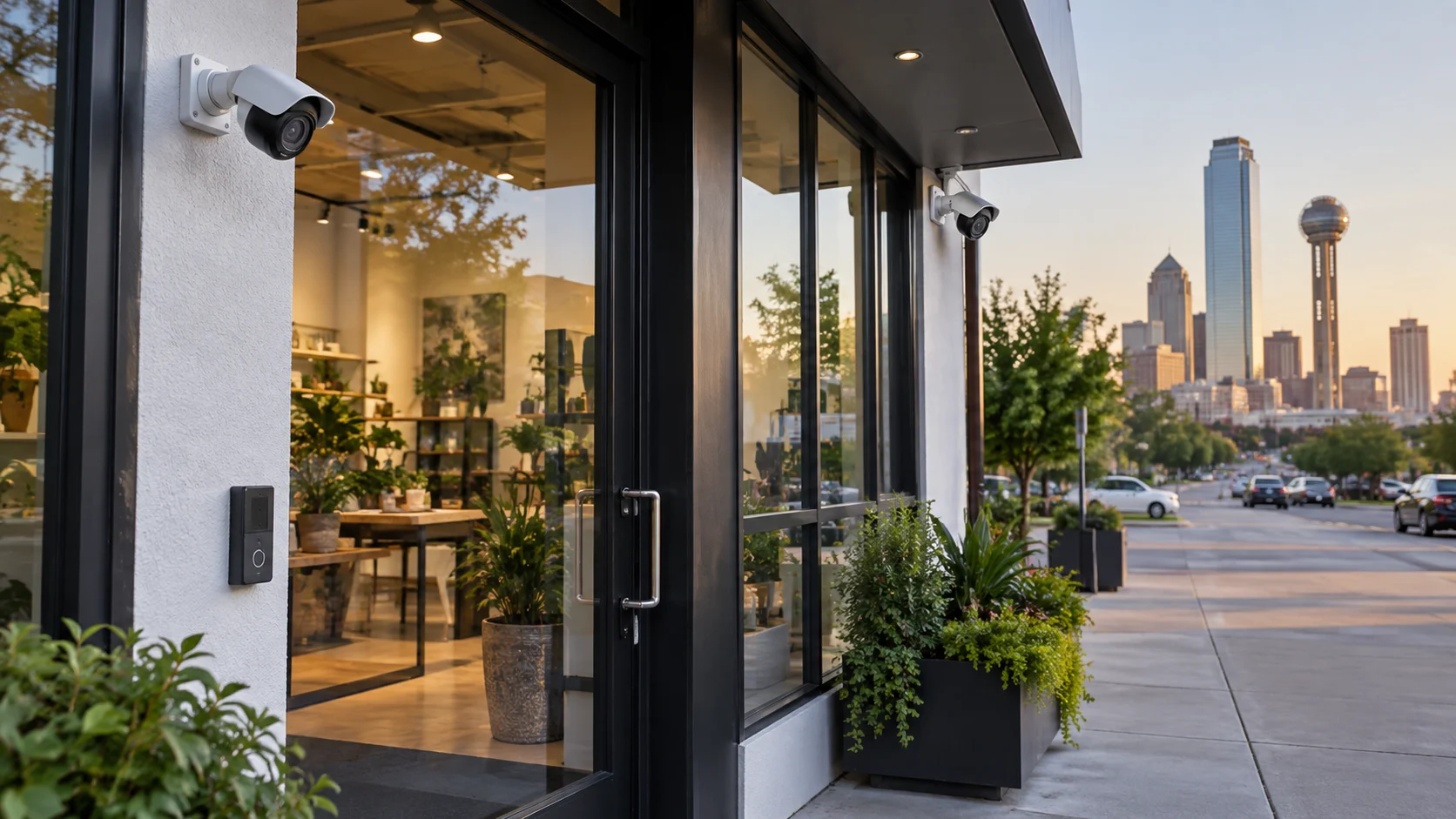 Dallas small business office requiring an integrated security system