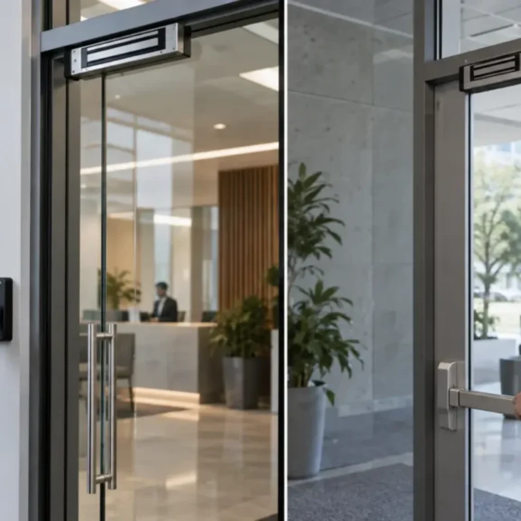 What are the advantages & disadvantages of maglocks